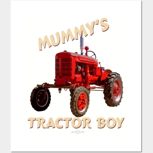 Mummy's tractor boy Posters and Art